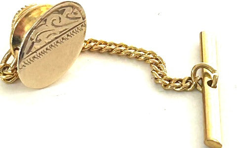 9ct Yellow Gold Tie Pin – Fennes Jewellery