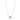 Silver Turquoise Wave Necklace