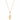 Gold Leaf Shaped Necklace With Cubic Zirconia's