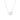 Silver Oval linked Cubic Zirconia Necklace