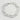 Silver Flat Hammered Oval Link Bracelet