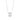 Silver Open Butterfly Cylinder Necklace