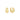 Gold or Silver Dome Pebble Huggie Earring