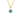 9ct Yellow  Gold Emerald And Diamond Cluster Pendant