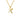 Yellow Gold Kiss Necklace