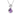 Silver Amethyst Sentiment Necklace
