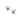 Silver Round Peridot Swirl Stud Earrings