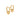 AVA & SKY Gold Bubble Heart Hoop Earrings - Waterproof