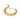 AVA & SKY Gold Graduated Linked Bracelet - Waterproof