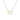 Silver and Gold two tone Carabiner Pendant Necklace