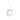 Silver Concaved Hammered Circle And Disc Necklace