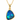 9ct Gold Opal and Diamond Pendant