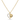 9ct Yellow Gold Diamond Cut Heart Necklace