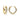 Gold Melzo Grande Hoop Earrings