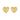 Yellow Gold Darowen Puffy Floral Heart Earrings