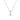 Silver kiss White Topaz Pendant Necklace