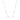 Silver Curved Hearts Necklace