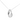 Silver Open Pear Necklace