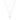 Silver Oval Cubic Zirconia Necklace