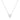 Gold And Silver Heart Kiss Pave Necklace