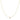 Silver And Gold Pave Heart Necklace