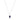 Silver Ellisse Carezza Necklace With Sparkling Blue Oval Stone