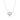 Silver Rub-Over CZ Bubble Necklace