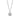 Silver Riverly Ditsy Pave Flower Necklace