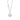 Silver Hartley Check Mabe Pearl Necklace