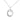 Silver Intertwined Open Circle Necklace