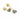 Gold Pear Shape Blue Topaz Stud Earrings
