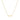 Yellow Gold Ellera Waves Pianura Necklace