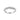 Silver Cristallo Piccolo Ring