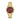 Ladies Burgundy Round Domenica Watch