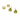 Yellow Gold Peridot Heart Stud Earrings