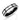 Silver And Black Zirconium Gents Band