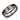 Black Zirconium And Gold Gents Band