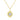 9ct Yellow Gold Swirl Pendant With Sparkling Cubic Zirconia Centre