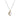 Two Tone Teardrop Necklace