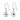 Silver Ball Drop Earrings