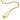 Gold X cross pendant with chain