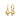 Silver And Yellow Gold Julia Creole Earrings