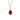 Silver Garnet Drop Necklace