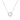 Silver Asymmetrical Beaded Circle Necklace