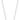Silver interlocked necklace