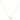 Gold Claw Set Duo Necklace
