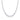 Silver Graduated Tennis Necklace