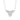 Silver Triple Teardrop Necklace