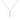 Silver Cascade Zirconia Drop Necklace