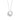 Silver Open Floral Cathedine Necklace